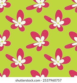 design têxtil com lindo padrão de flores pequenas