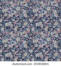 design têxtil com imagem de padrão floral bonito
