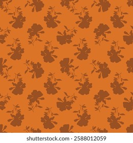 textile design with cute image flower pattern