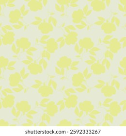 textile design with cute image flower pattern