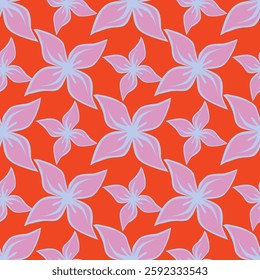 textile design with cute image flower pattern