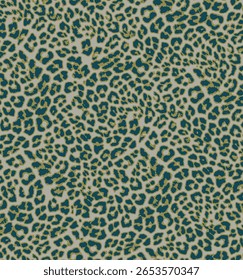Textiles Design mit niedlichem Leopardenmuster