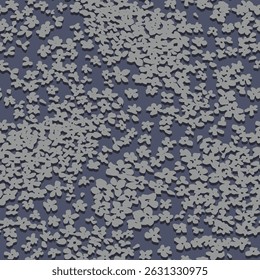 Textil-Design mit niedlichen Silhouette kleine Blumen Muster 