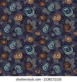 diseño textil con estampado floral decorativo