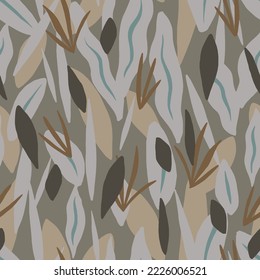 textile design with decorative leaf pattern image