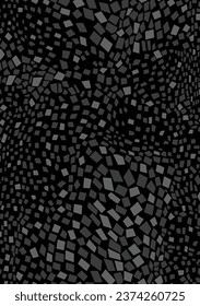 textile design with decorative square patter image