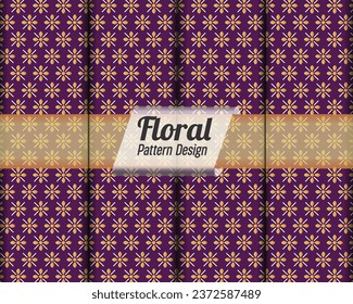 Textile Design Digital Border and Motif. Simpless vector graphics.