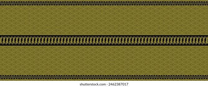 Textile Design Digital Border And Motif