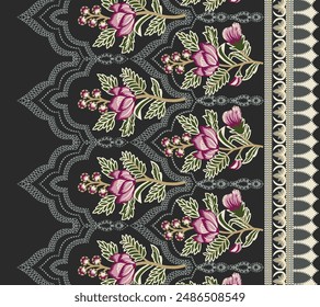Textile Conception Frontière Numérique Et Motif
