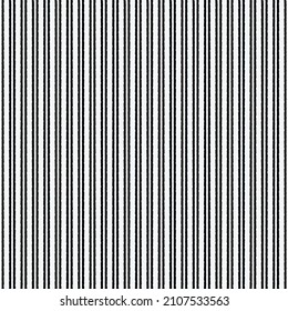 Textile design with double stripes drawn in black on the white surface. Ribbed texture.