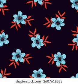 textile design with flower abstract pattern image background
