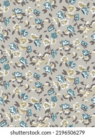 diseño textil con imagen de patrón floral
