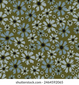 textile design with flower pattern image