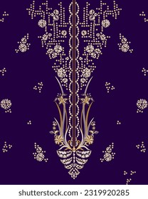 Textile design motif patterns traditional thai baroque abstract vintage luxury flowers suitable for women clothing wallpapers and gift cards