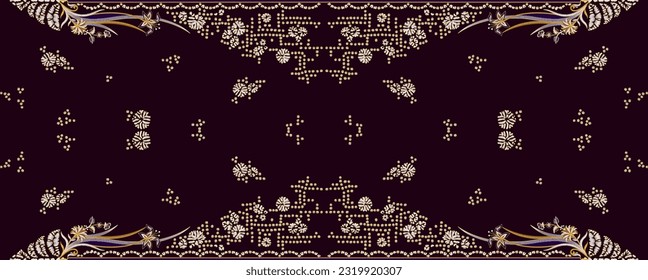 Motivos de diseño textil patrones tradicionales thai barroco abstracto de flores de lujo vintage tradicionales aptas para mujeres papeles de pared de ropa y tarjetas de regalo