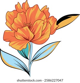 Textile Design Pattern Digital Motif Design Illustration work for textile print flowers roses, floral texture.