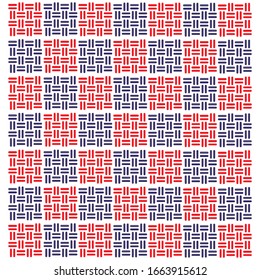 TEXTILE DESIGN RED AND BLUE COLOUR