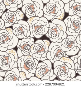 diseño textil con imagen de patrón de flor rosa