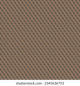 Textile design in shades of brown, with broken oblique stripes. Pattern for wallpaper, covers or clothing items. Abstract vector.