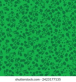 textile design with small flower pattern image