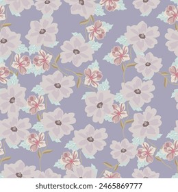 textile design with small flower pattern image