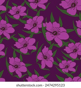 diseño textil con Imagen de patrón de flores Pequeñas