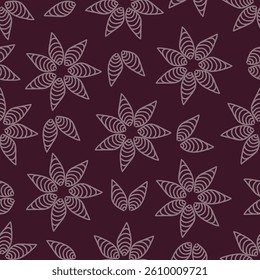 textile design with small flowers pattern image
