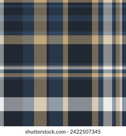 Textile design of textured plaid. Checkered fabric pattern tartan for shirt, dress, suit, wrapping paper print, invitation and gift card.