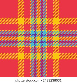 Textile design of textured plaid. Checkered fabric pattern tartan for shirt, dress, suit, wrapping paper print, invitation and gift card.