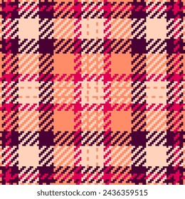 Textile design of textured plaid. Checkered fabric pattern tartan for shirt, dress, suit, wrapping paper print, invitation and gift card.
