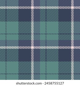 Textile design of textured plaid. Checkered fabric pattern swatch for shirt, dress, suit, wrapping paper print, invitation and gift card.