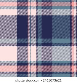 Textile design of textured plaid. Checkered fabric pattern swatch for shirt, dress, suit, wrapping paper print, invitation and gift card.