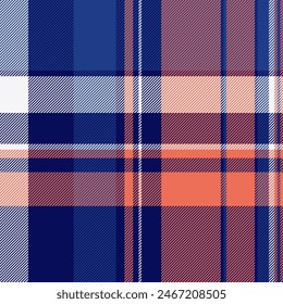 Textile design of textured plaid. Checkered fabric pattern swatch for shirt, dress, suit, wrapping paper print, invitation and gift card.