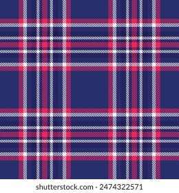 Textile design of textured plaid. Checkered fabric pattern swatch for shirt, dress, suit, wrapping paper print, invitation and gift card.