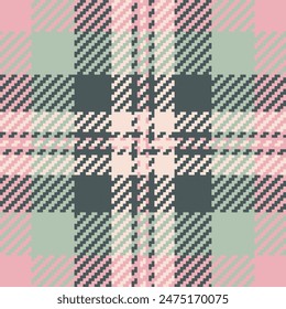 Textile design of textured plaid. Checkered fabric pattern swatch for shirt, dress, suit, wrapping paper print, invitation and gift card.