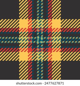 Diseño textil de cuadros texturizados. Muestra de patrón de tela a cuadros para camisa, vestido, traje, estampado de papel de envoltura, invitación y Tarjeta de regalo.