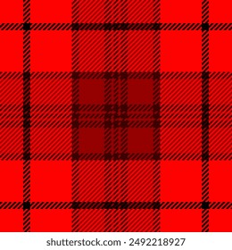 Textile design of textured plaid. Checkered fabric pattern swatch for shirt, dress, suit, wrapping paper print, invitation and gift card.