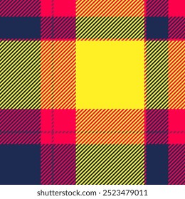 Textile design of textured plaid. Checkered fabric pattern swatch for shirt, dress, suit, wrapping paper print, invitation and gift card.