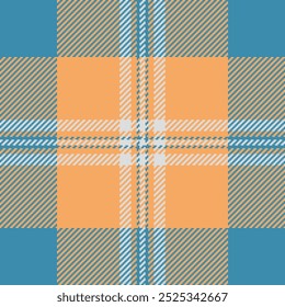 Textile design of textured plaid. Checkered fabric pattern swatch for shirt, dress, suit, wrapping paper print, invitation and gift card.