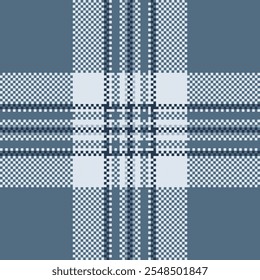 Textile design of textured plaid. Checkered fabric pattern swatch for shirt, dress, suit, wrapping paper print, invitation and gift card.