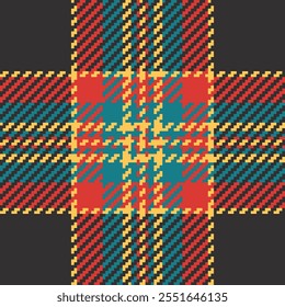Textile design of textured plaid. Checkered fabric pattern swatch for shirt, dress, suit, wrapping paper print, invitation and gift card.