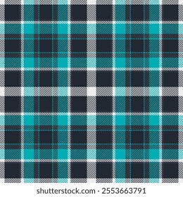 Textile design of textured plaid. Checkered fabric pattern swatch for shirt, dress, suit, wrapping paper print, invitation and gift card.