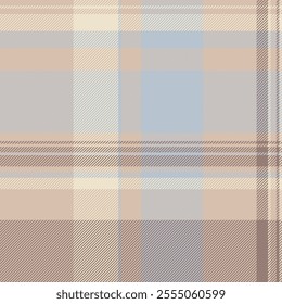 Textile design of textured plaid. Checkered fabric pattern swatch for shirt, dress, suit, wrapping paper print, invitation and gift card.