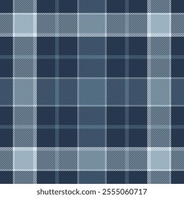 Textile design of textured plaid. Checkered fabric pattern swatch for shirt, dress, suit, wrapping paper print, invitation and gift card.