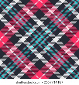 Textile design of textured plaid. Checkered fabric pattern swatch for shirt, dress, suit, wrapping paper print, invitation and gift card.