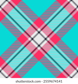 Textile design of textured plaid. Checkered fabric pattern swatch for shirt, dress, suit, wrapping paper print, invitation and gift card.