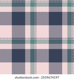 Textile design of textured plaid. Checkered fabric pattern swatch for shirt, dress, suit, wrapping paper print, invitation and gift card.