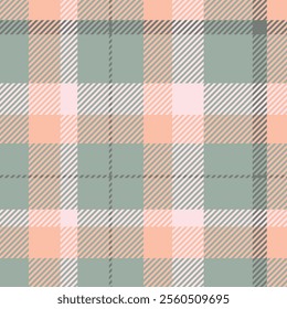 Textile design of textured plaid. Checkered fabric pattern swatch for shirt, dress, suit, wrapping paper print, invitation and gift card.