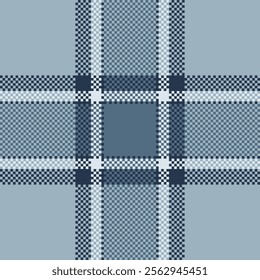 Textile design of textured plaid. Checkered fabric pattern swatch for shirt, dress, suit, wrapping paper print, invitation and gift card.