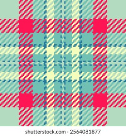 Textile design of textured plaid. Checkered fabric pattern swatch for shirt, dress, suit, wrapping paper print, invitation and gift card.